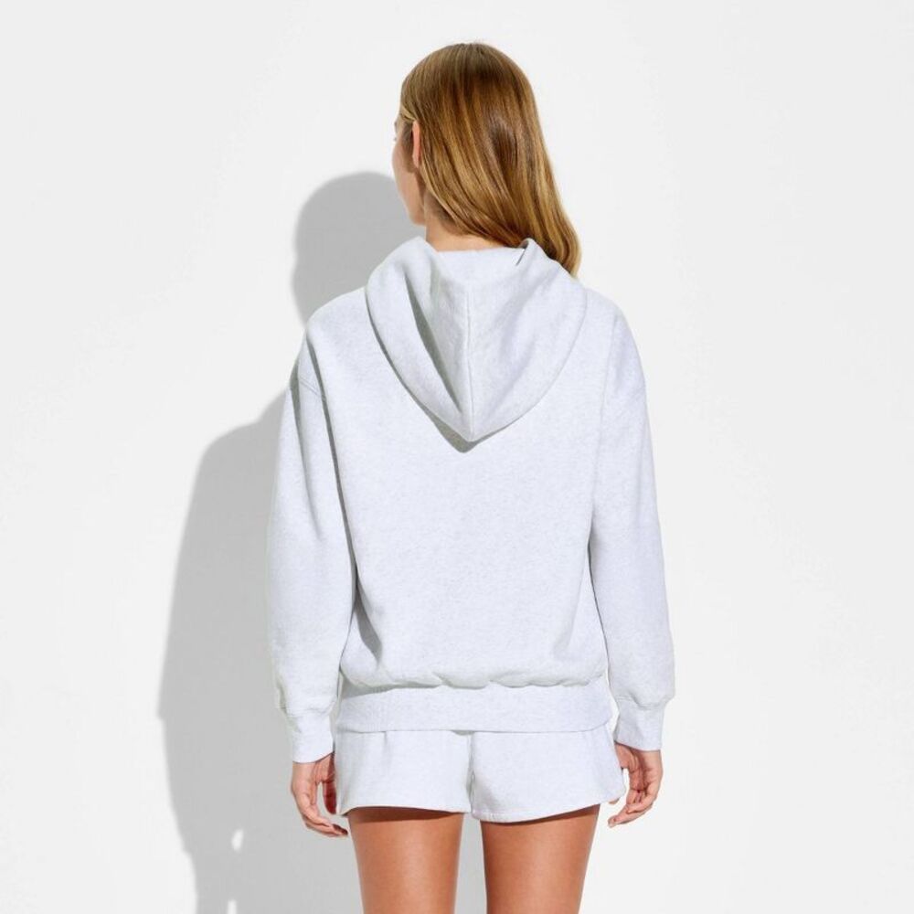 Wild Fable - Women's Hooded Oversized Pullover Sweatshirt - Wil Gray - Picture 3 of 3